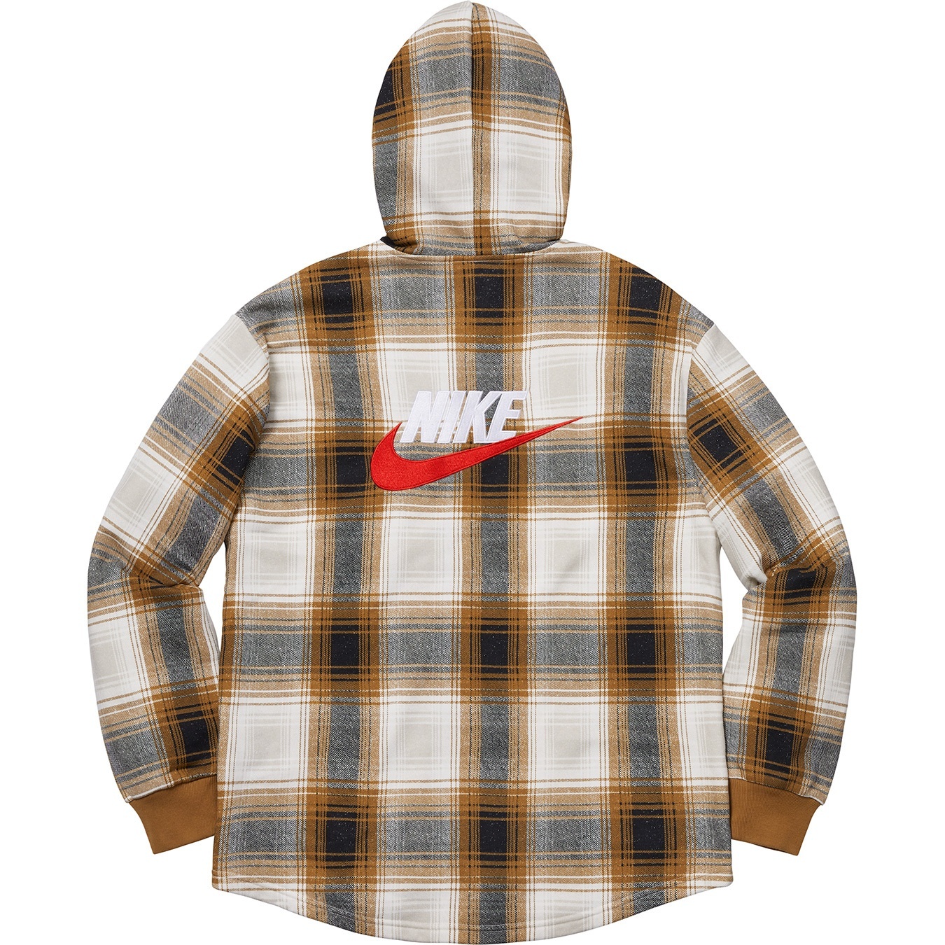 Supreme®/Nike® Plaid Hooded Sweatshirt view 9